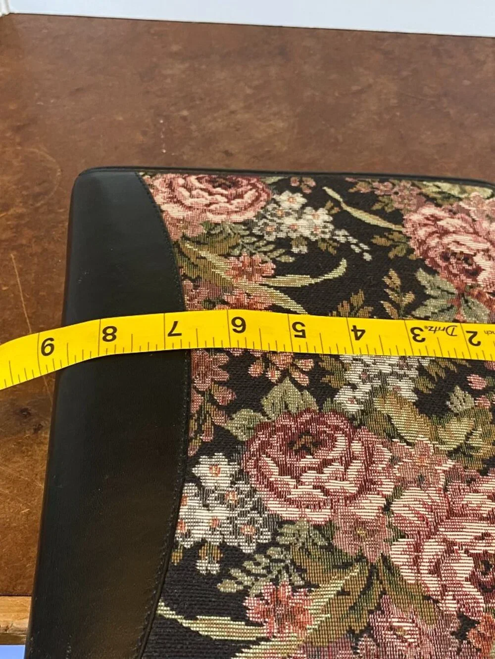 90s Franklin Quest Covey Floral Tapestry Carpet Organizer Planner Vintage